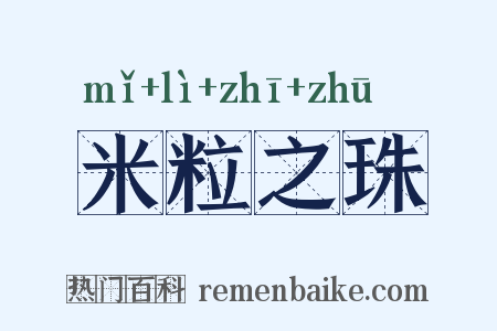 米粒之珠是什么意思的图片